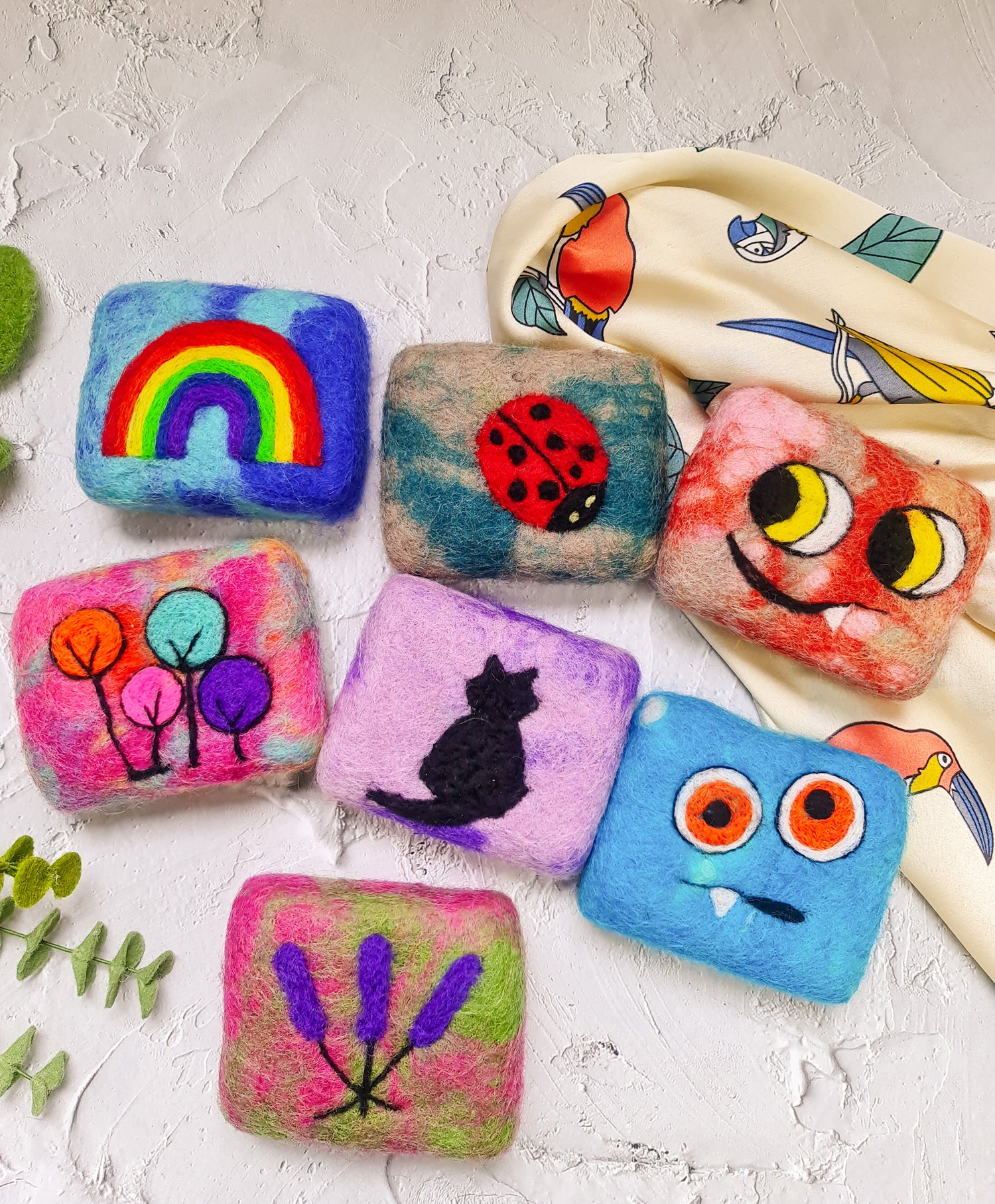 Felted Soaps