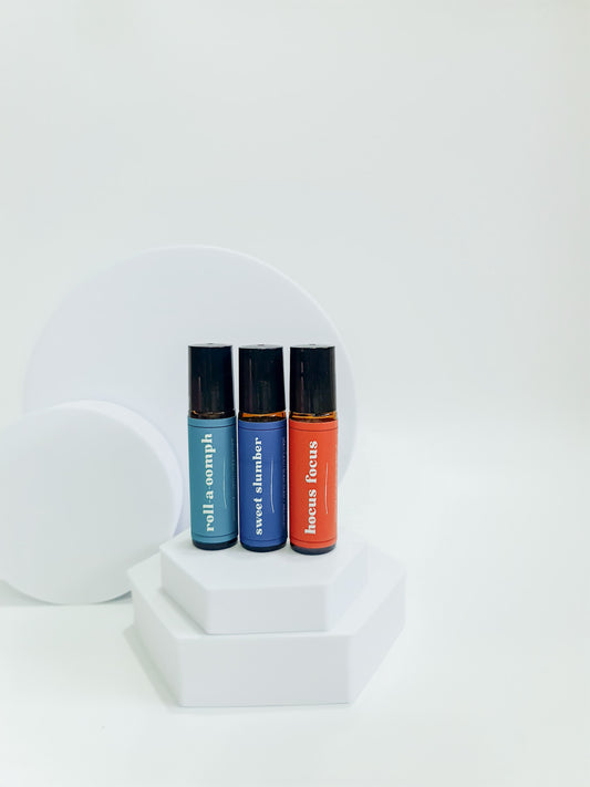 Set of 3 Essential Oil Rollers
